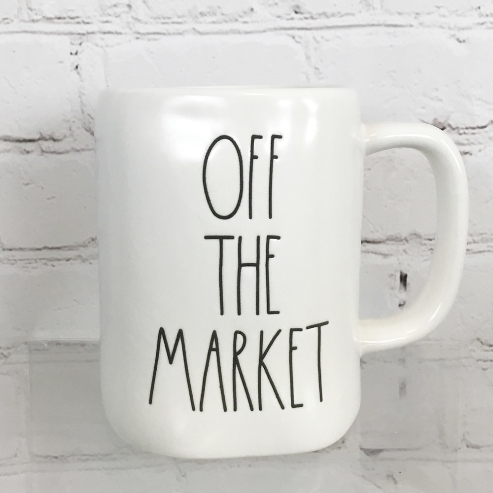 🚨FLASH SALE🚨Rae Dunn “OFF THE MARKET” coffee mug